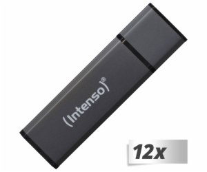 12x1 Intenso Alu Line       16GB USB Stick 2.0 anthrazit