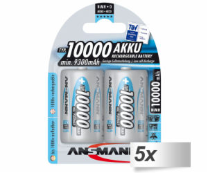 5x2 Ansmann NiMH Akku 10000 Mono D 9300 mAh          5030642