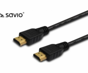 Elmak HDMI - HDMI kabel 2m černý (SAVIO CL-05Z)