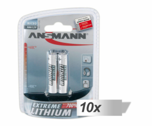 10x2 Ansmann Lithium Micro AAA LR 03 Extreme