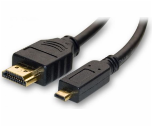 Kabel HDMI Micro - HDMI 2m czarny