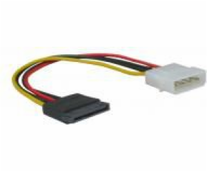 Molex - SATA, 0.2m, Wielokolorowy