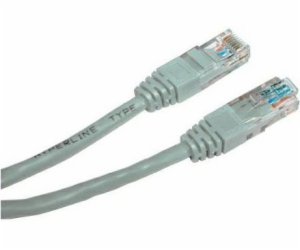 Patchcord Crosover, UTP, Cat.5e, 7m, szary