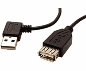 Kabel USB LAMA PLUS USB-A - 0.3 m Czarny