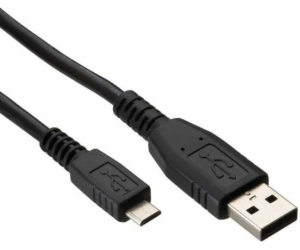 Kabel USB LAMA PLUS USB-A - microUSB 1 m Czarny