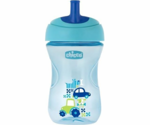 Chicco Sippy kelímek + brčko 266ml modrý