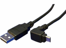 LAMA PLUS USB-A - microUSB USB kabel 1,8 m Černý