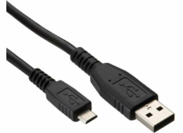 Kabel USB LAMA PLUS USB-A - microUSB 0.6 m Czarny