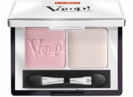 Pupa Vamp! Compact Duo Eyeshadow Dvojité oční stíny 001 Rose Perlage 2,2g