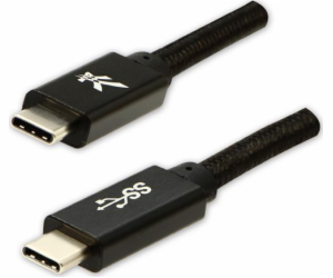 Logo kabelu USB USB-C - USB-C 2 m Černá