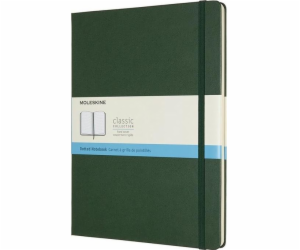 Moleskine Notes Classic XL 19x25 tw. kropki myrta zielony