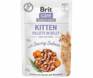 Brit CARE KOT sáček FJ KITTEN SAVORY LOSOS /24 85g