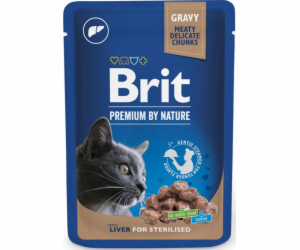 BRIT  CAT PREM.JATRA NA STERILIZOVANÝ SÁČEK 100G 111832 453