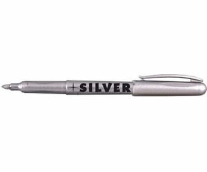 Centropen Marker Permanent Silver Round Tip (2690/s)