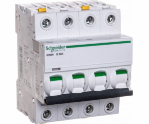 Schneider Electric Jistič 4P B 50A 6kA AC iC60N-B50-4 (A9...