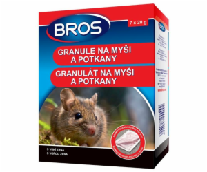 Návnada na hlodavce granule 7x20 g BROS