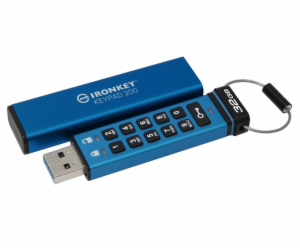 Kingston P200/32GB/145MBps/USB 3.2/USB-A/+ Adaptér/Modrá ...