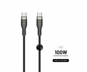 Fixed kabel USB-C/USB-C FIXDB-CC2-BK