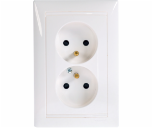 Legrand Double Nest Valena z/U 16a IP20 White - 770078