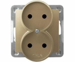 Ospel Inception Socket Double Gold Metallic (GP-2yr/M/28)