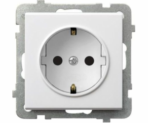 Ospel Socket Sonata single schuko bílá (GP-1RS/m/00)