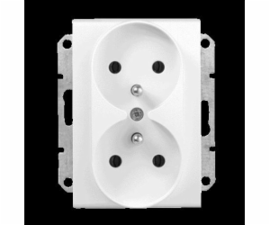 Schneider Electric Double Socket Z/U 16A White (SDN2800921)