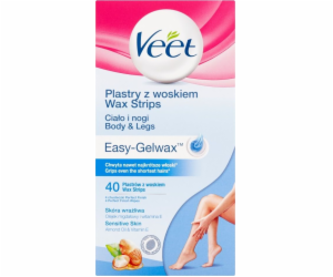 Veet Snadné gelwax plátky s voskováním voskování 40 ks