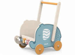 Hračky Viga Viga Polarb Wooden Trolley 2in1 Pusher Elephant