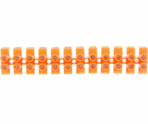 GTV Clamp 12-TORTER FLAT 2,5mm2 3A Orange LZ-25 LZ-25MM00-00