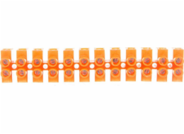 GTV Clamp 12-TORTER FLAT 2,5mm2 3A Orange LZ-25 LZ-25MM00-00