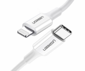 Ugreen USB -C kabel - Lightning 0,5 m bílá (6957303867479)