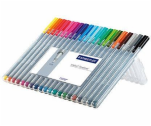 STAEDTLER triplus fineliner 334 - Multi - šedá - Polyprop...