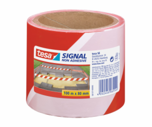 Tesa 58137 - Rot - Weiß - Polyethylen - 100 m - 80 mm