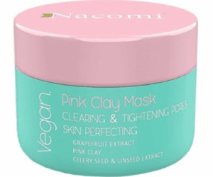 Nacomi NACOMI_Vegan Pink Clay Mask, čistící, adstringentn...