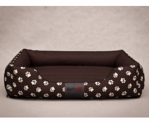 Hobbydog Prestige Bed - Hnědá v L tlapkách