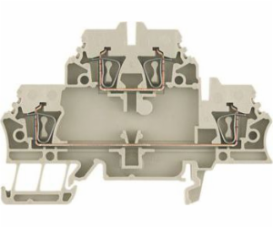 Weidmuller 2patrová 4vodičová pružinová svorkovnice 2,5 m...