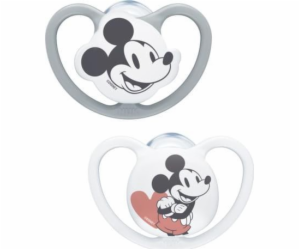 NUK Space dudlík silikonový dudlík 2 ks 0-6m Mickey Mouse...