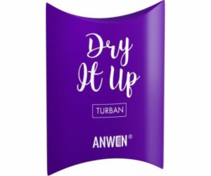 Anwen ANWEN_Dry It Up vlasový turban Černý