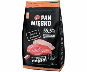 Telecí pánev s krůtím M - suché krmivo pro psy - 3 kg