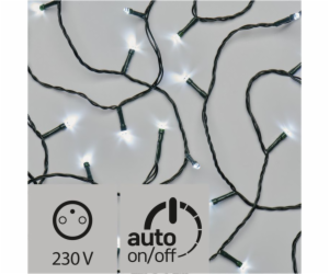 LED vánoční řetěz, 4 m, venkovní i vnitřní, studená bílá,...