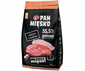 PAN MIĘSKO Veal with turkey M - suché krmivo pro psy - 9kg