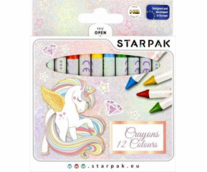 Pastelky Starpak Wax 12 barev