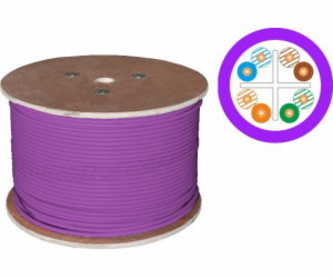 ALANTEC U/UTP Cable Cat. 6 LSOH 4X2X23AWG B2CA 500M (Purp...