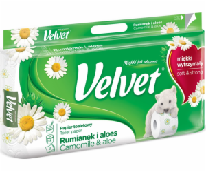 Sametový celulóza toaletní papír Velvet Rumianek a Aloe, ...