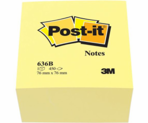 Post-it Classic samolepicí bločky 636B, kostka 76x76mm, 4...