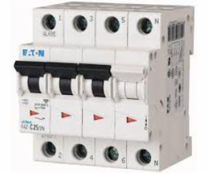 Eaton Overprournt Switch 3+N C 6A 15KA AC PHAS C6/3N (278...