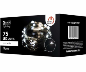 Emos Xmas Nano Timer LED pro bílý studený kabel 75 ks. (Z...