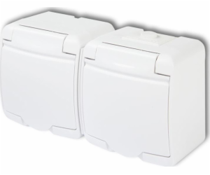 Karlik Junior Double Nest Z/U Schuko (Housing Color Flap)...