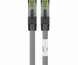 Kabel Goobay Patch RJ45 (Cat 6A, 500 MHz) se syrovou kočk...