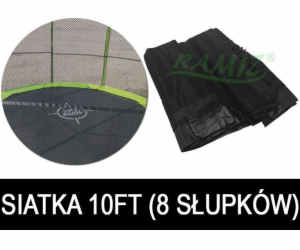 Trampolínová síť Joko 10FT - 8 polí Černá